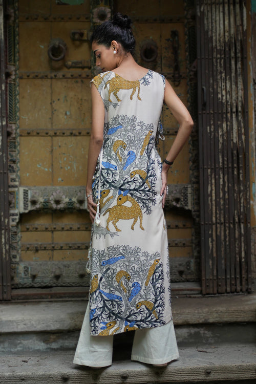 Kalpvriksh Tie Up Kurta