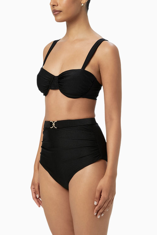 Obsidian Oyester Balconette Bikini Top