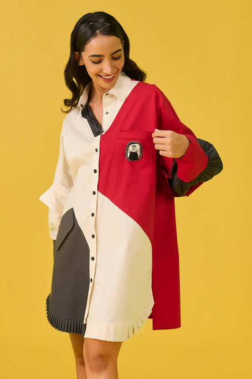 Snicker Shirt Dress