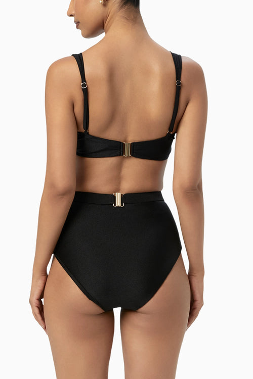 Obsidian Oyester Balconette Bikini Top