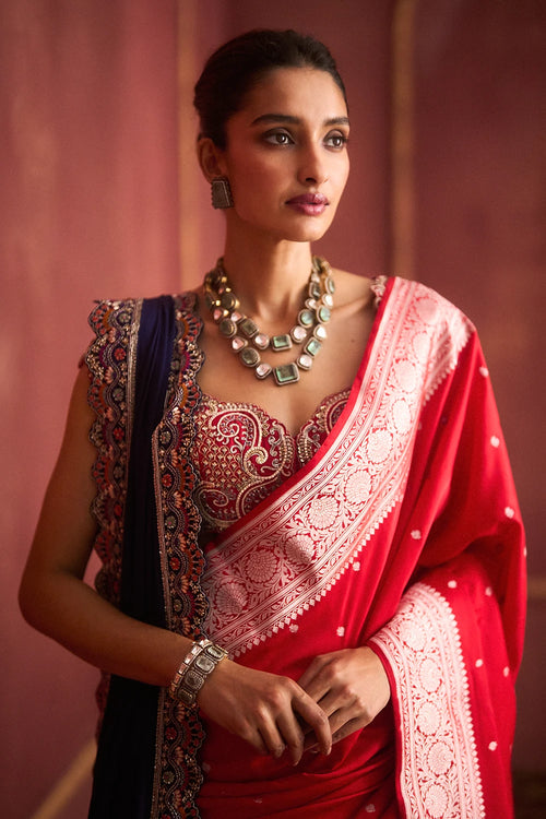 Toma Blouse with Banaras Saree