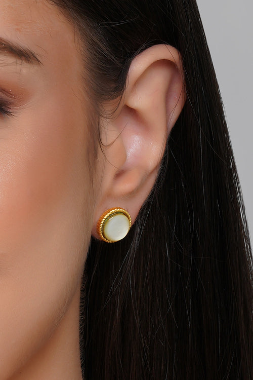 Inner Shakti Navratna Stud Earrings