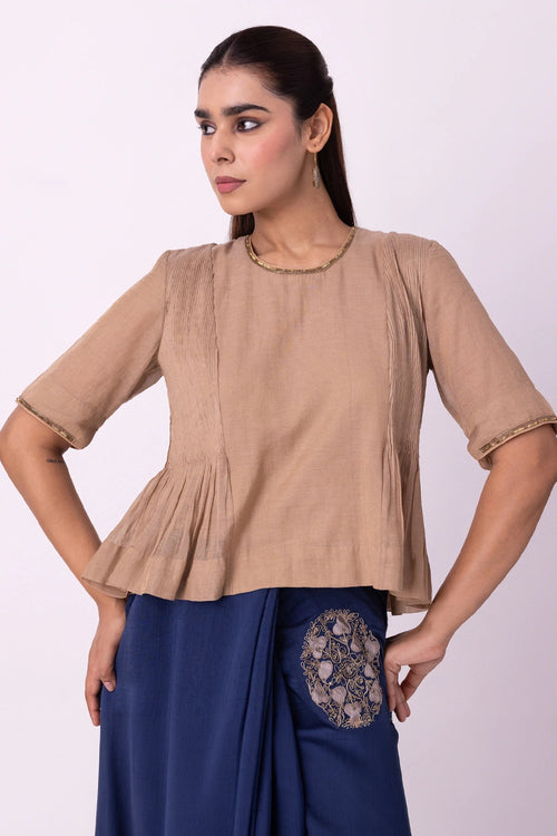 Moonlight Gold Blouse