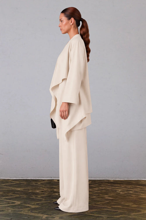 Ecru Three-Piece Co-ord Set