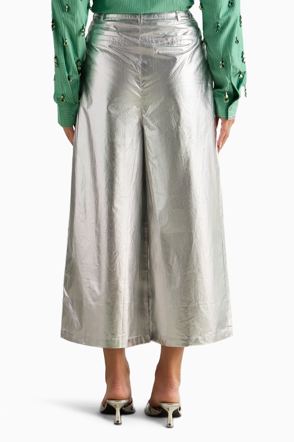 Silver Foil Culottes