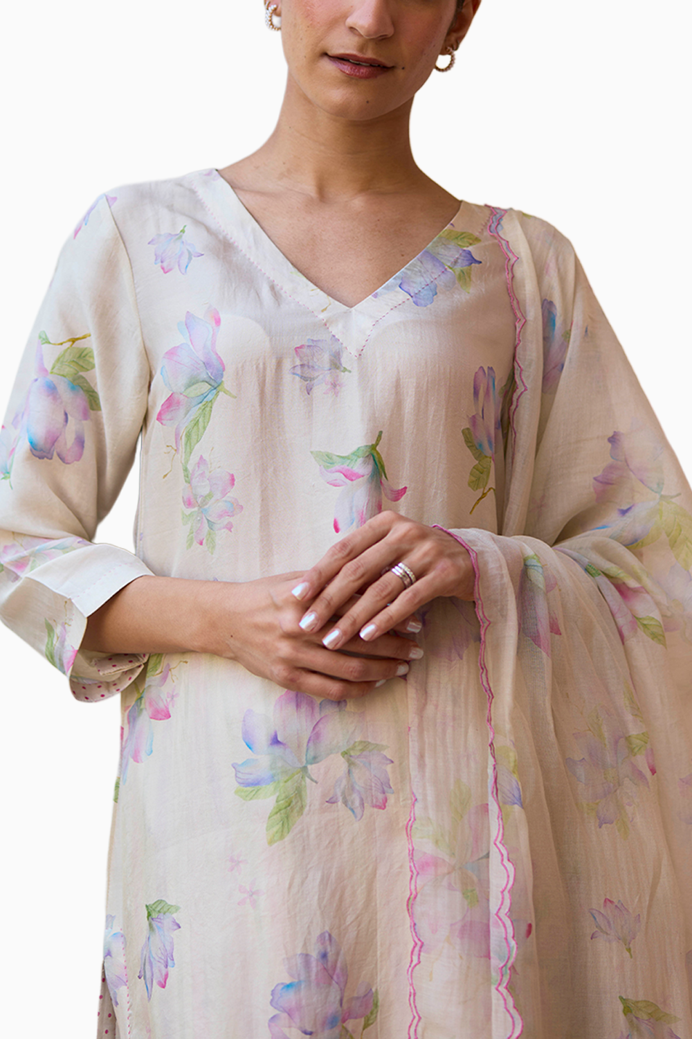 Dawn Magnolia Beige Kurta Set