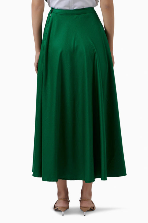 Emerald Cascade Skirt