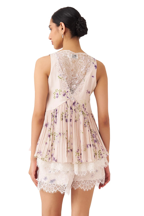 Printed Lavender Memoir Co-ord Set
