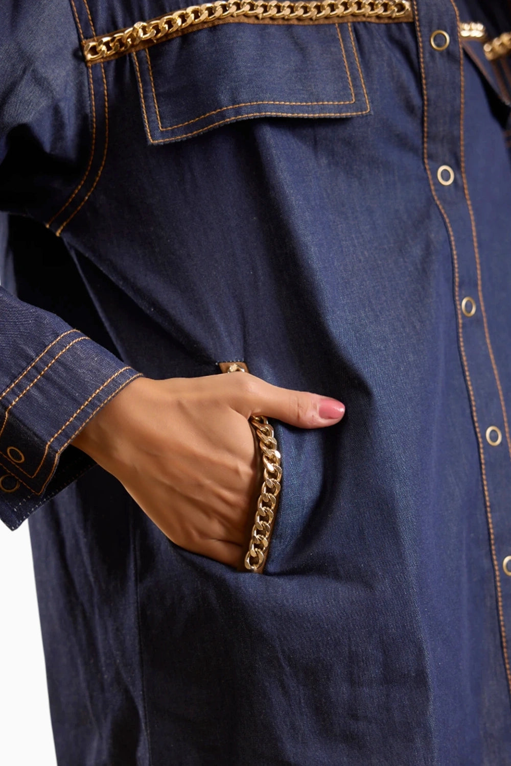 The Gilded Navy Shirt