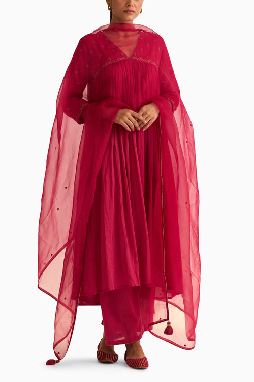 Aarish Rani Pink Dupatta