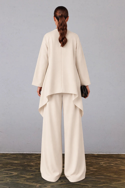 Ecru Three-Piece Co-ord Set