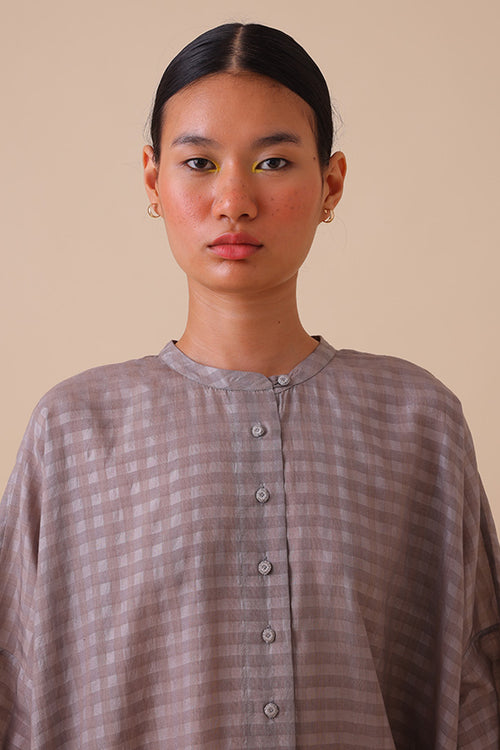 Grey Grid Shirt