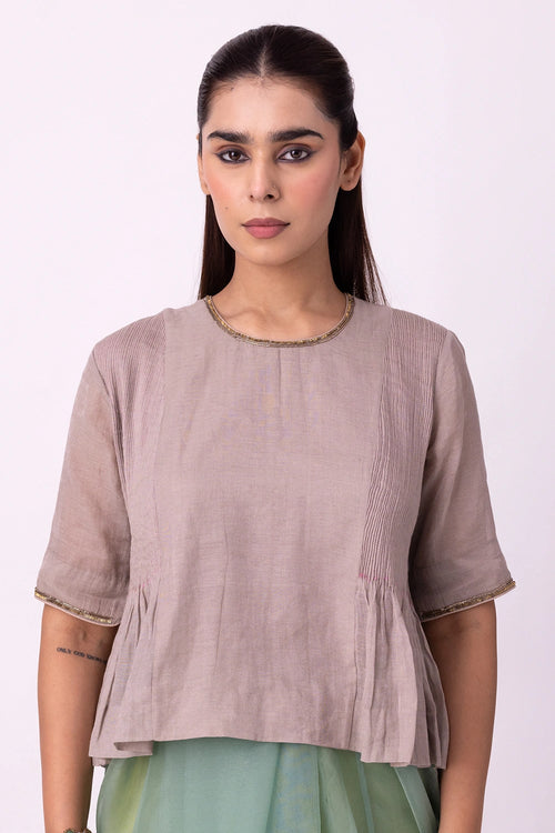 Moonlight Silver Blouse