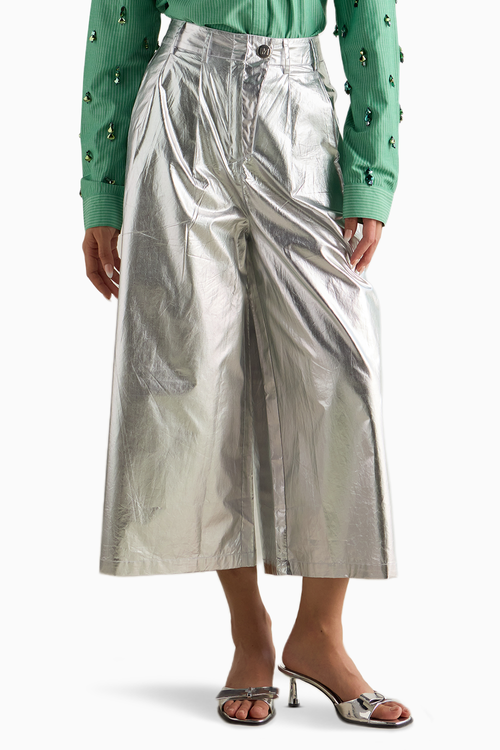 Silver Foil Culottes