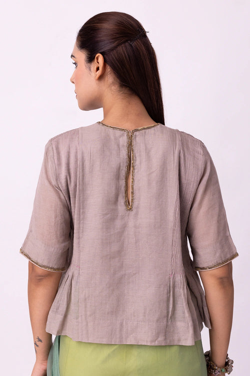 Moonlight Silver Blouse