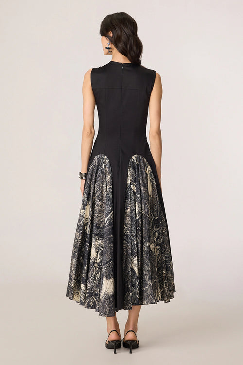 Seria Black Grey Dress