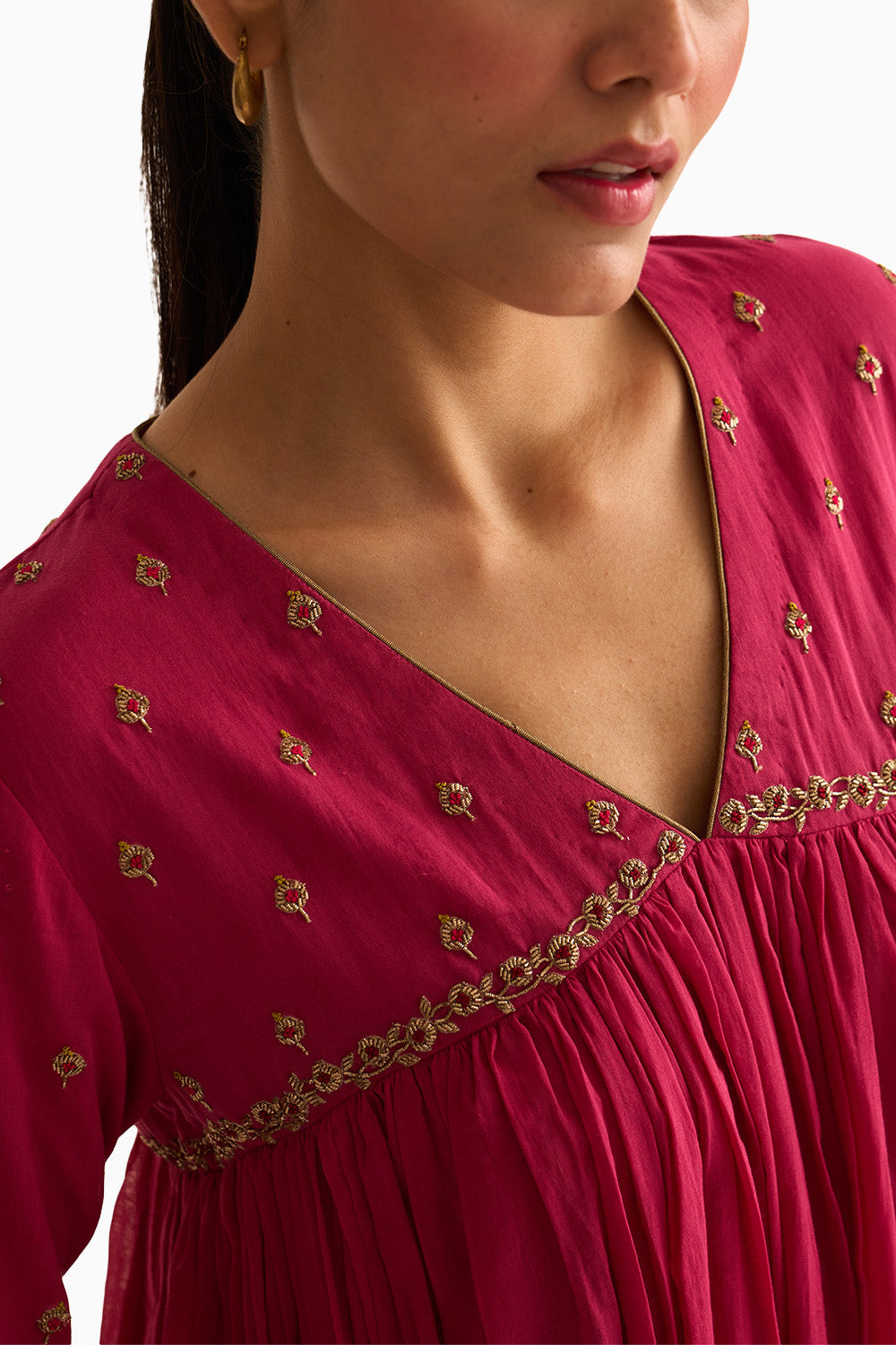 Jaina Rani Pink Kurta Set