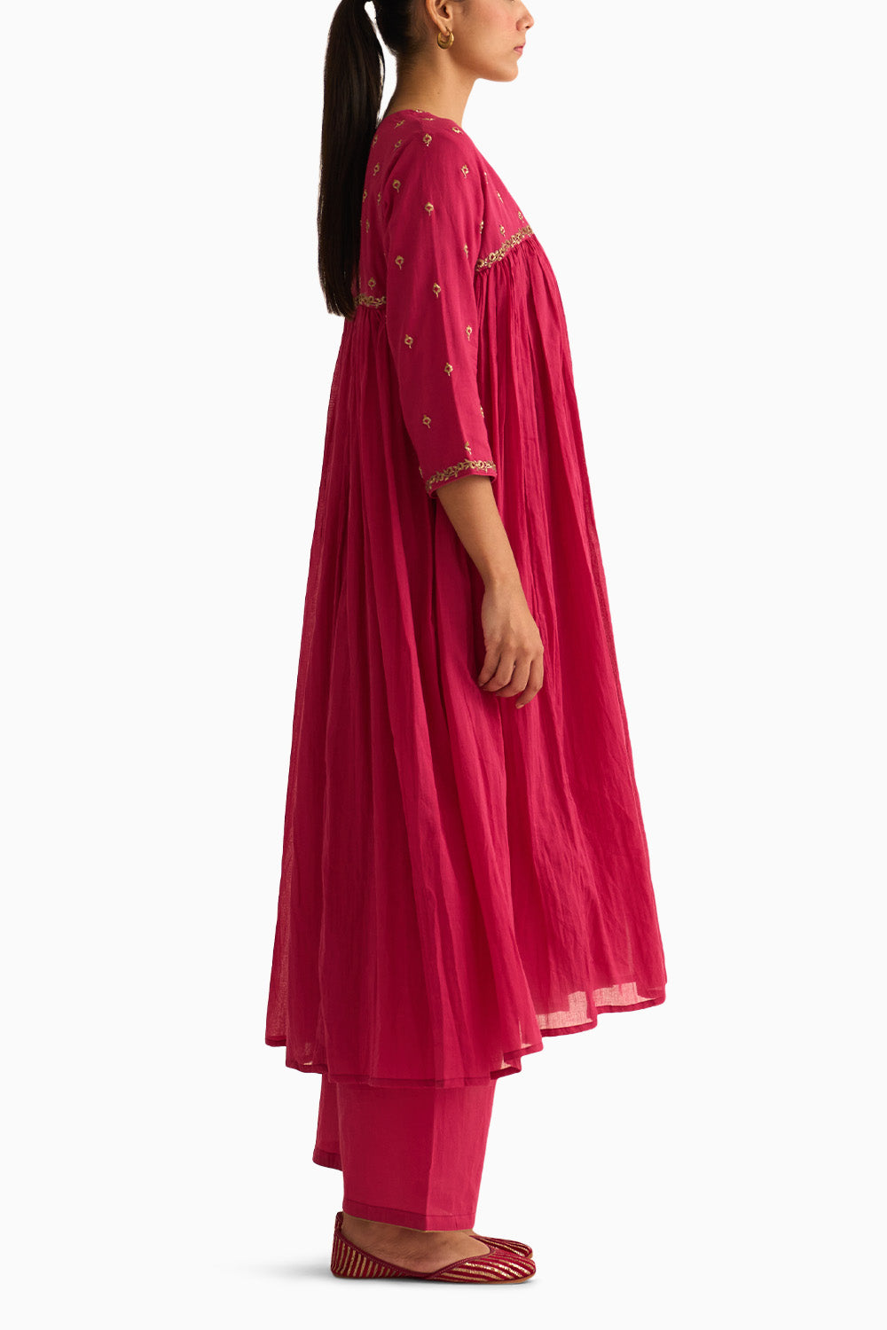 Jaina Rani Pink Kurta Set with Dupatta