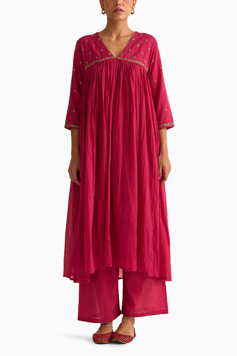 Jaina Rani Pink Kurta Set with Dupatta