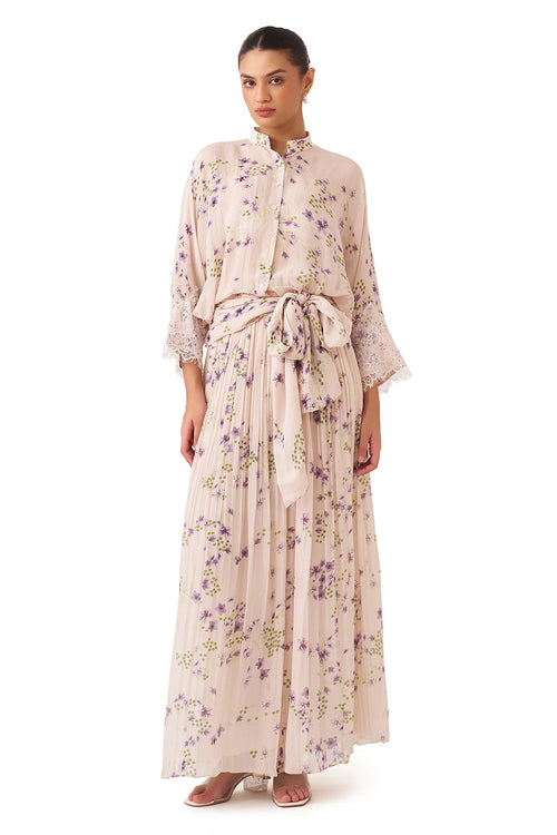 Printed Lavender Sol Co-ord Set