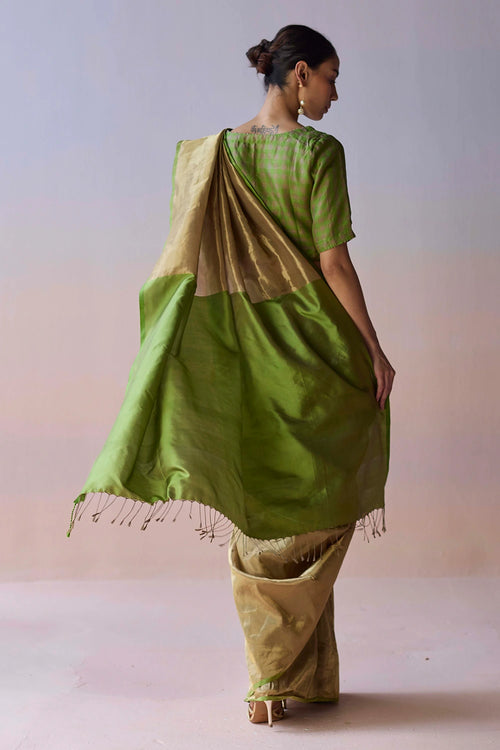 Eternal Glow Zari Saree