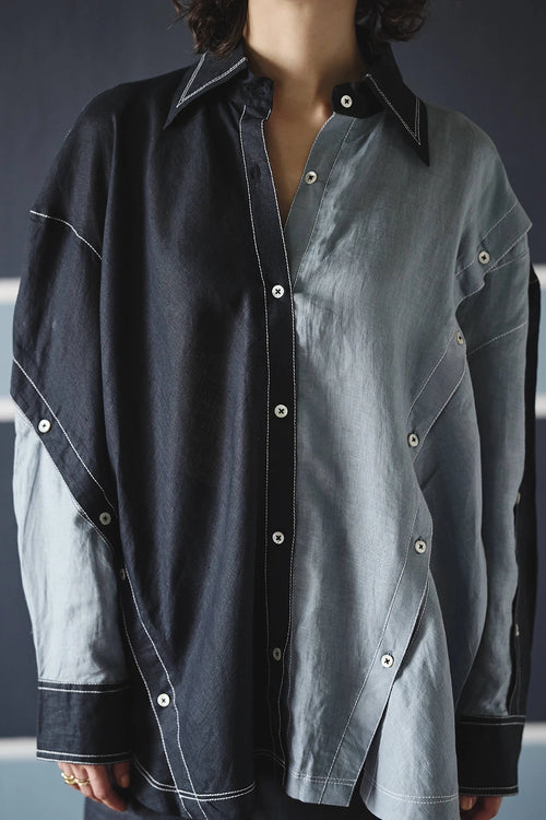 Kelly Bias Color Block Shirt