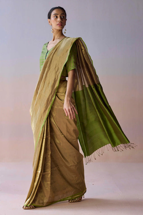 Eternal Glow Zari Saree