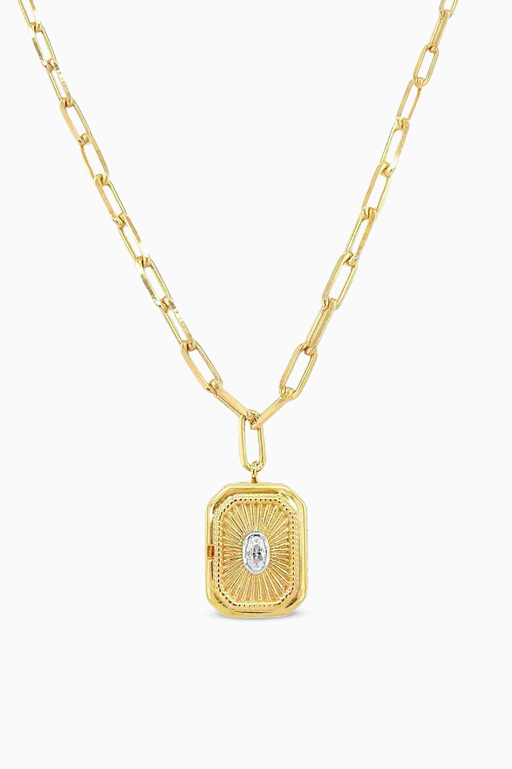 Duality Reversible Locket Necklace