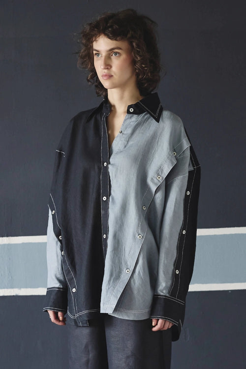 Kelly Bias Color Block Shirt