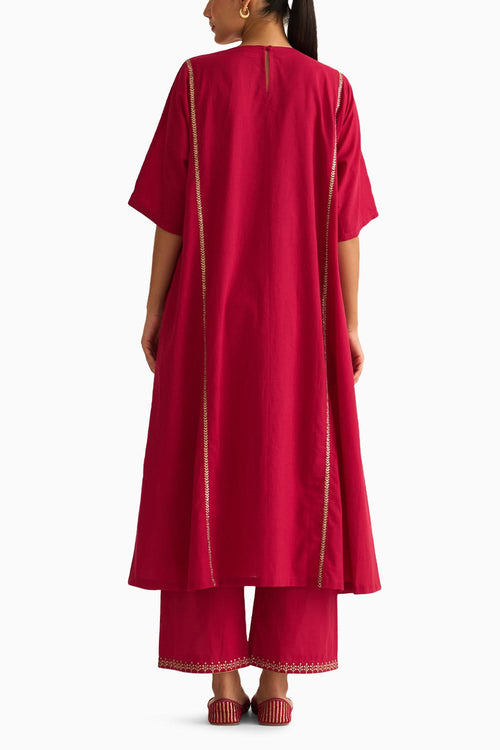 Albela Rani Pink Kurta Set