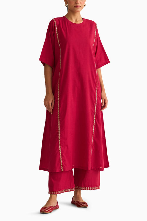 Albela Rani Pink Kurta Set