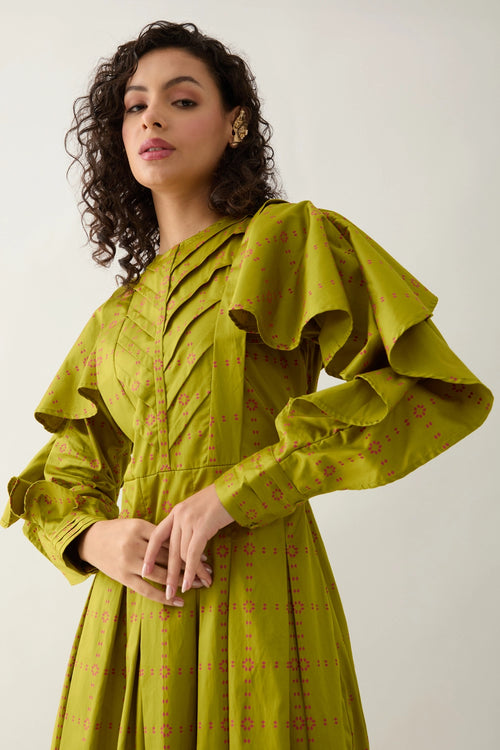 Ronita Leaf Dress