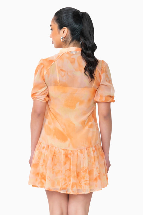 Orange Meadow Dress