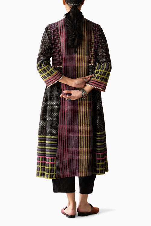Zuberi Kurta with Lotus Pant and Moke Dupatta