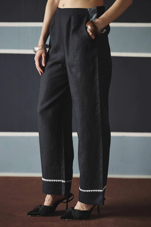 Eri Embroidered Pants