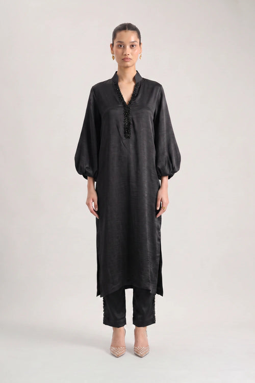 Aurelia Black Kurta Set