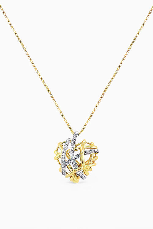 Golden Whirl Pendant