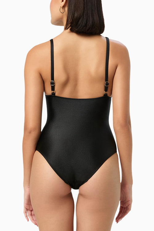 Obsidian Crescent One Piece Swimsuit