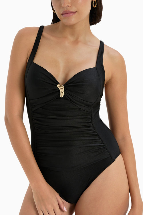 Obsidian Crescent One Piece Swimsuit