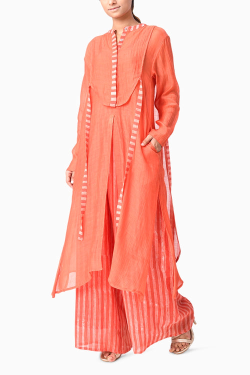 Coral Shima Tama Co-ord Set