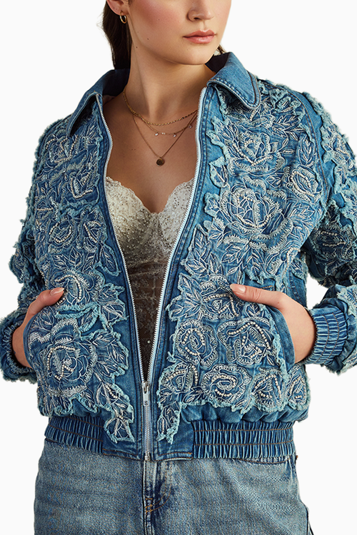 Roses Denim Jacket