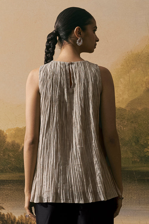 Silver Textured Tunic