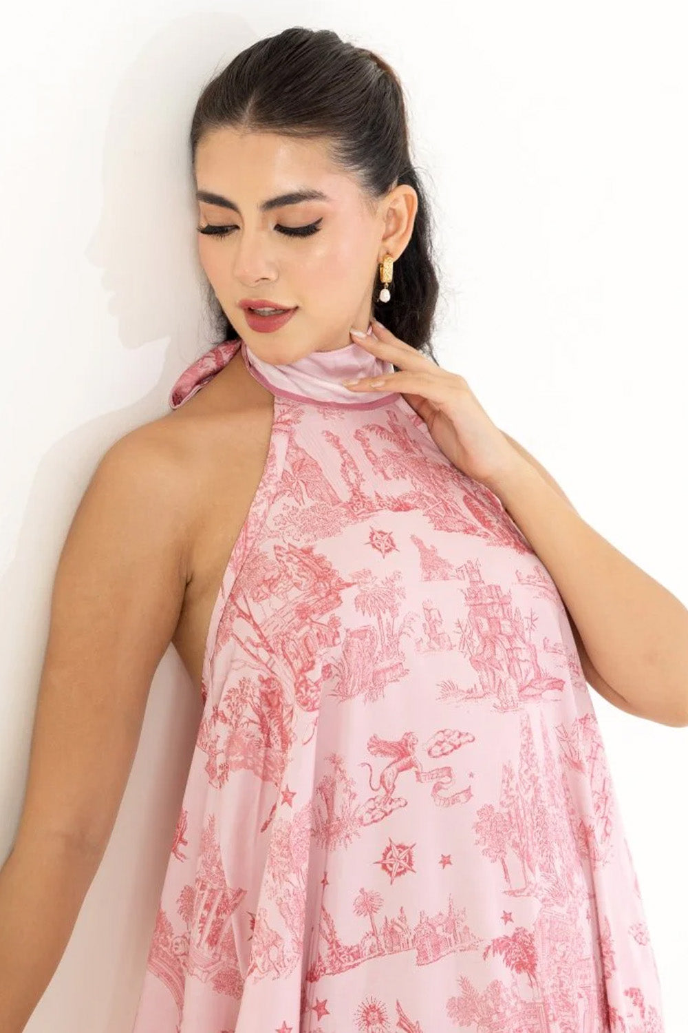 Paragus Summer Peony Dress