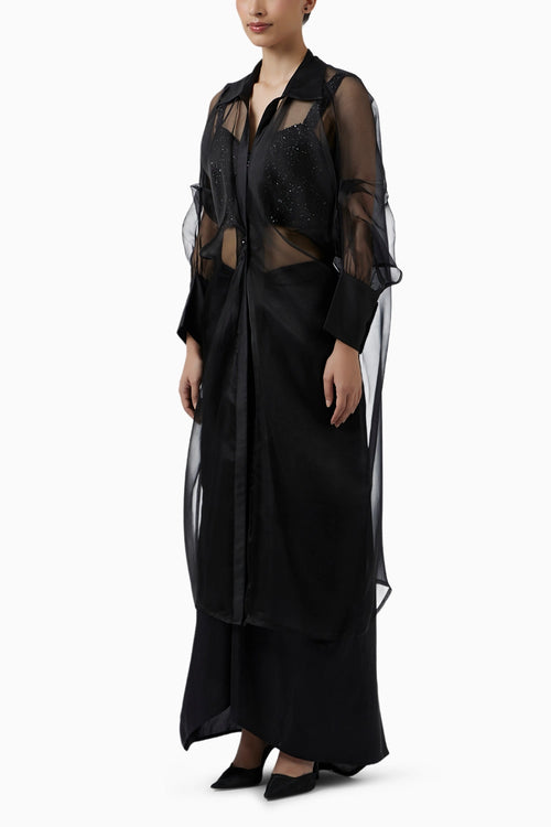 Black Organza Jacket