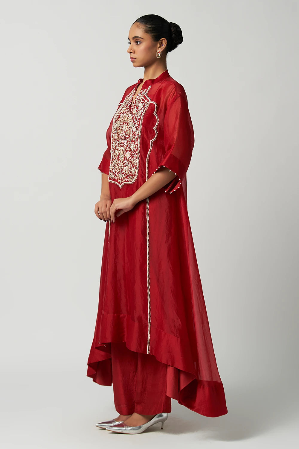 Ruby Gul-E-Mehrab Organza Kurta Set