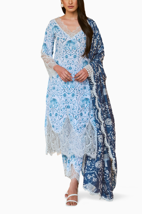 Raasa Neel Kurta Set