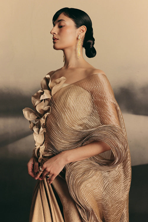 Gold Aurum Saree