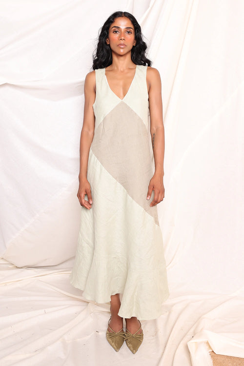 Aria Mint Green Block Dress