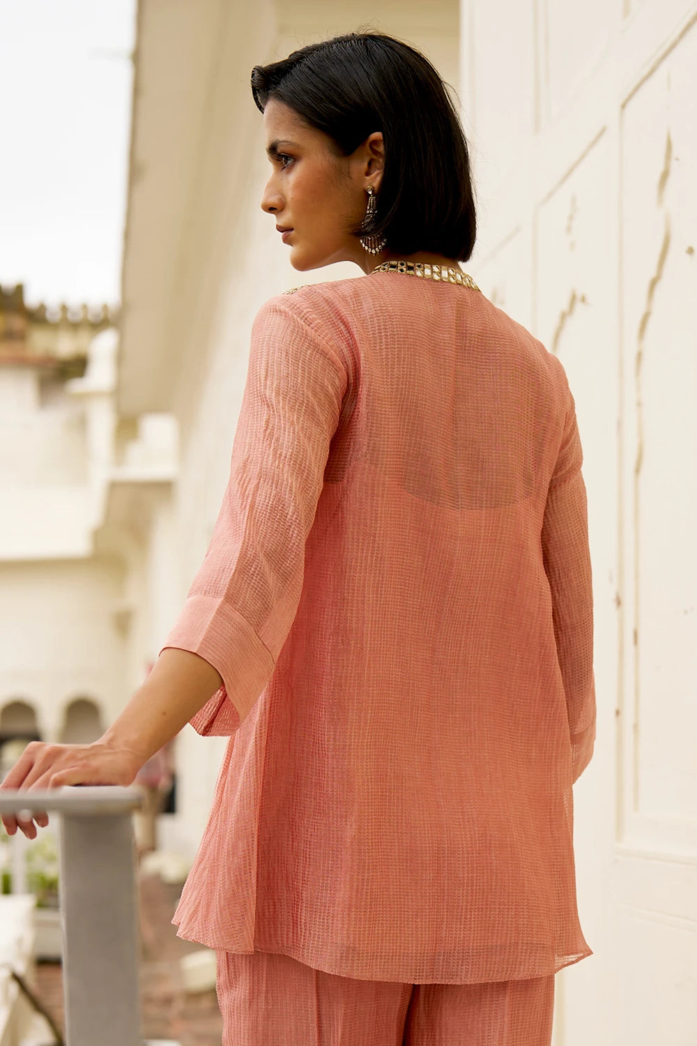 Mirror Tissue A-line Top