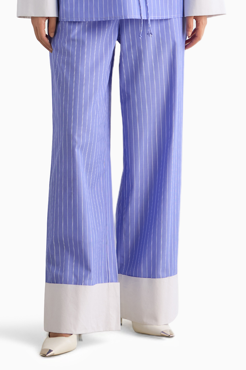 Blue Stripe Pants